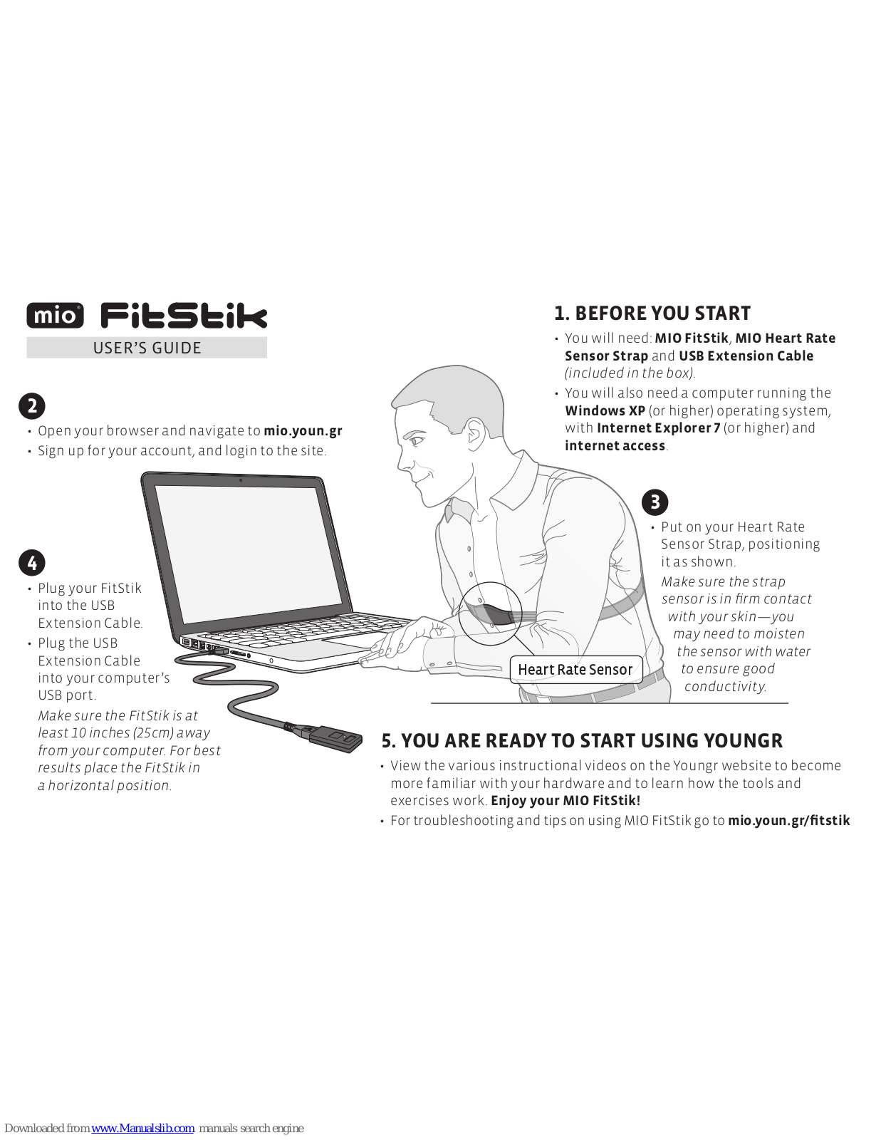 Mio FitStik User Manual