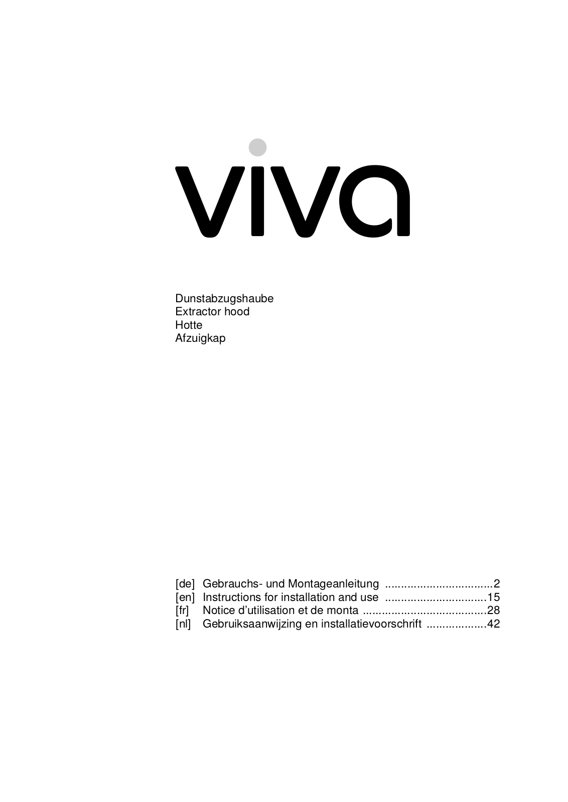 Viva VVA91F251, VVA61F350 User Manual