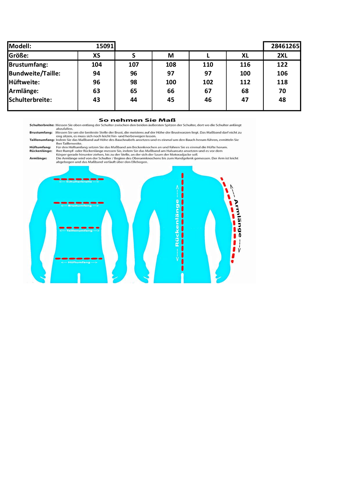 roleff 15091 Technical data