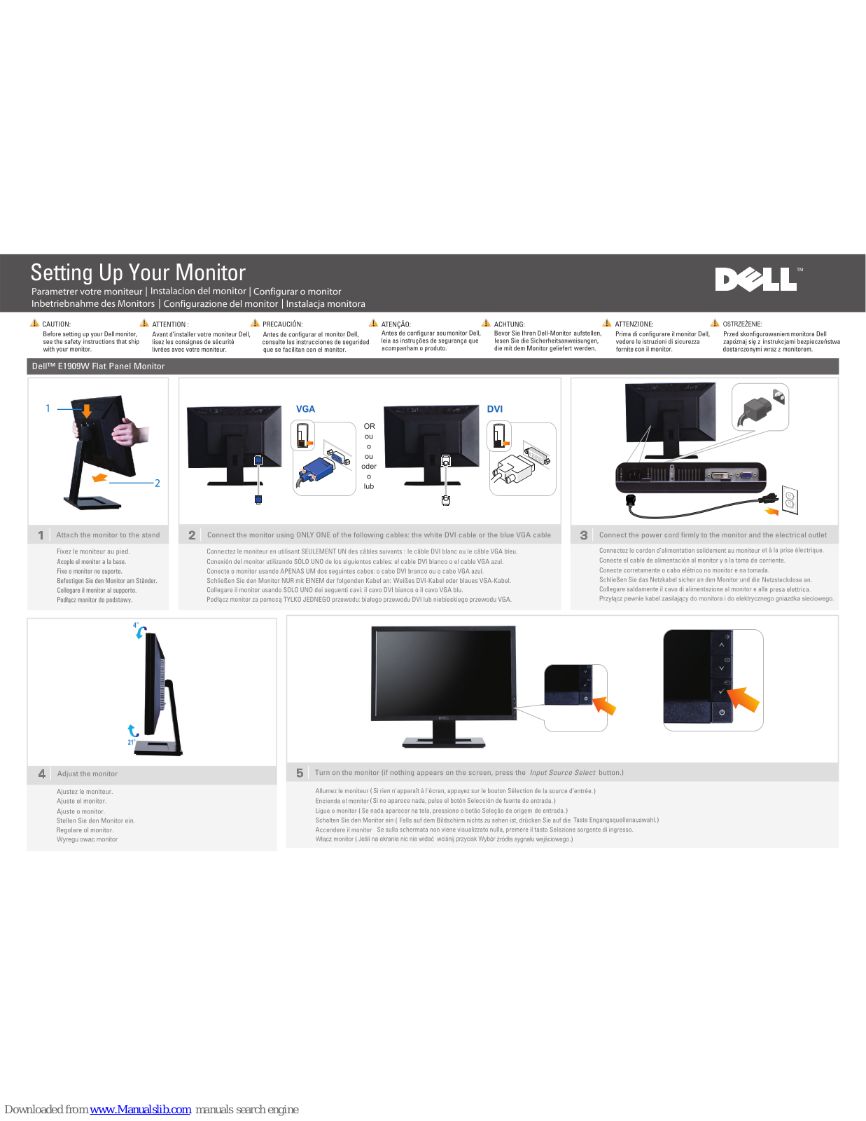 Dell Daily Deal E1909W Setting Up