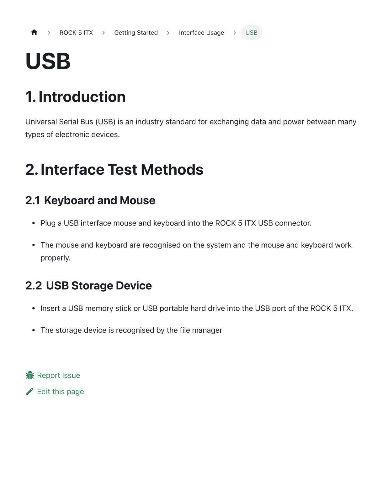 Radxa ROCK 5 ITX USB Interface Test Guide - ManualMachine.com