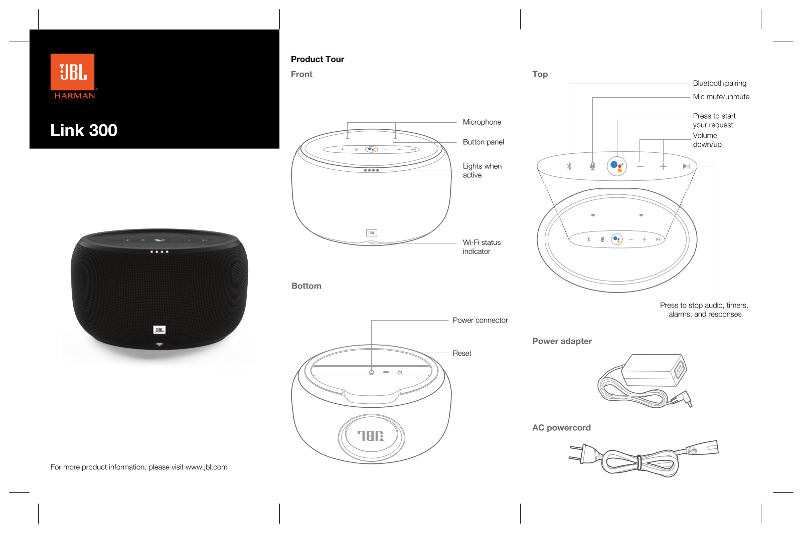 Harman JBLLINK300 User Manual