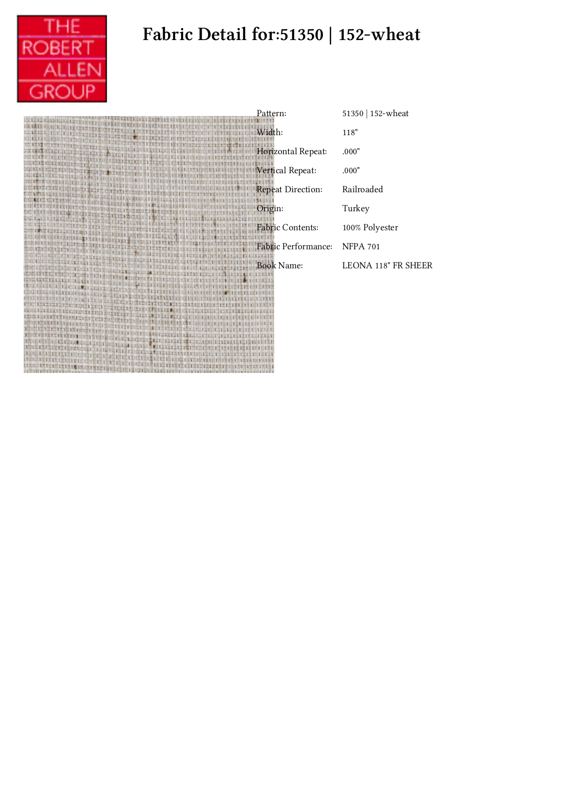 Duralee CRAL4237 Specifications - ManualMachine.com