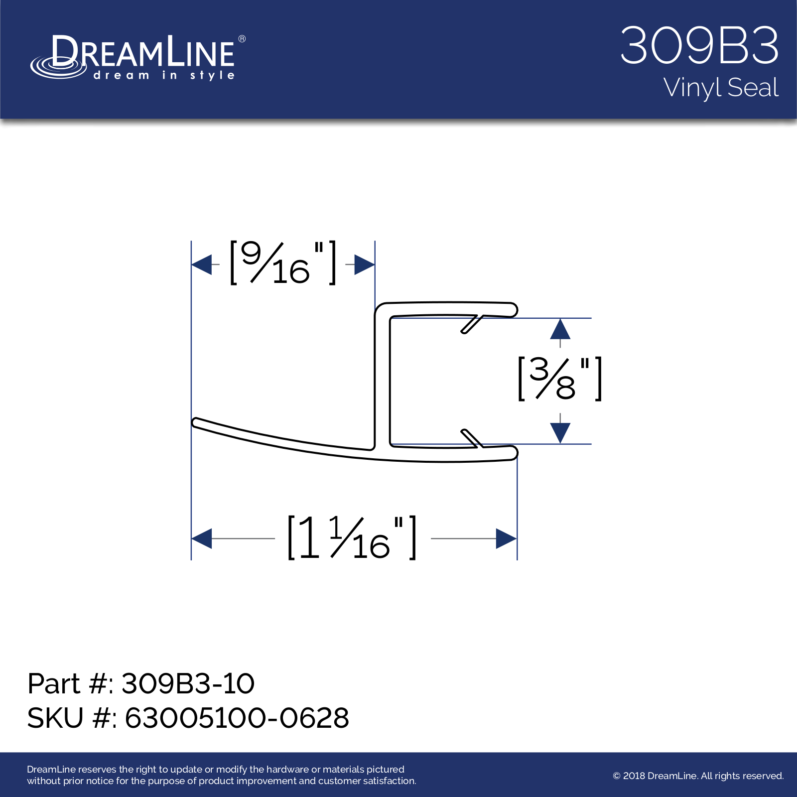 DreamLine DLN5581 Dimensions - ManualMachine.com