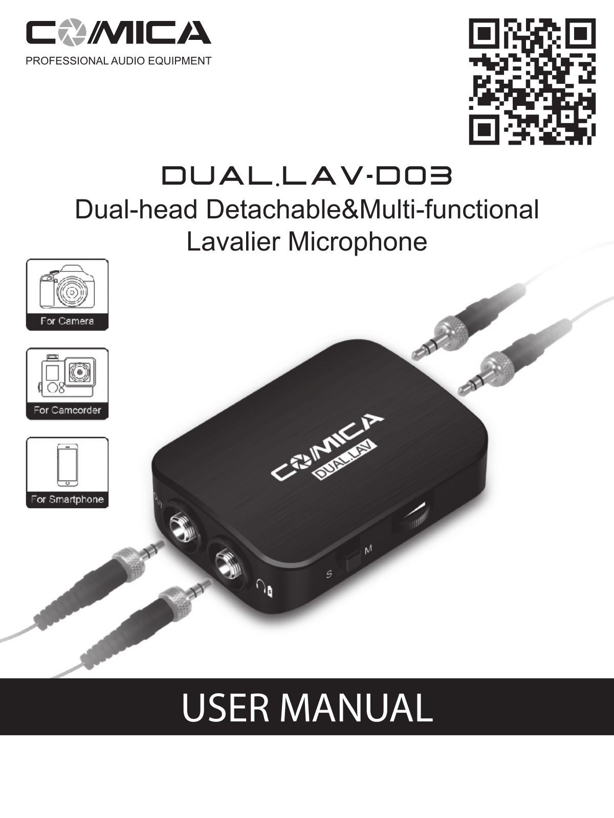 Comica DUAL.LAV-D03 User Manual