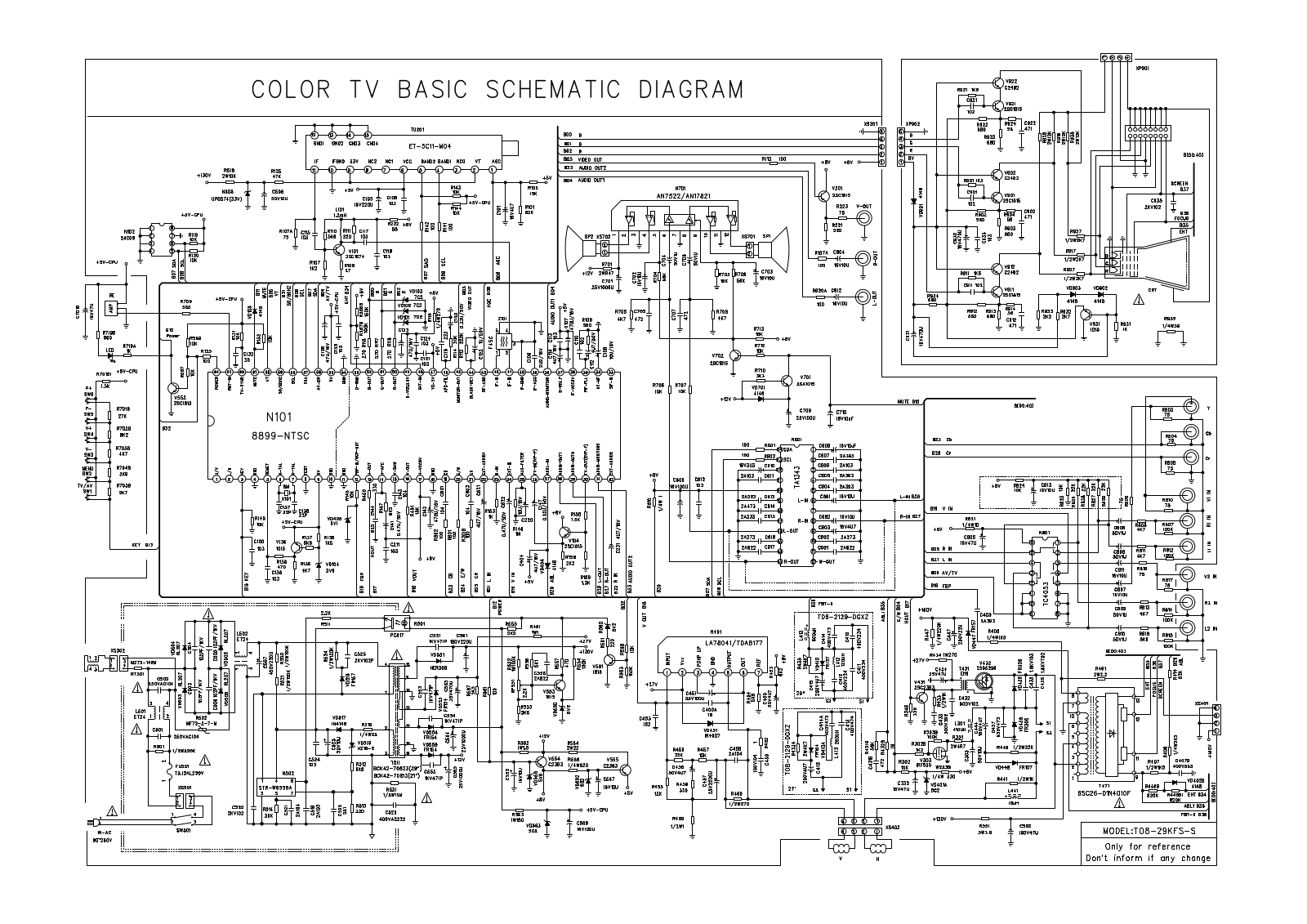 Parker TU2191 Schematic