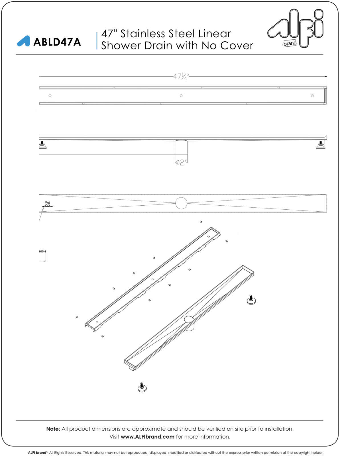 Alfi Brand NBT10186 Specifications - ManualMachine.com
