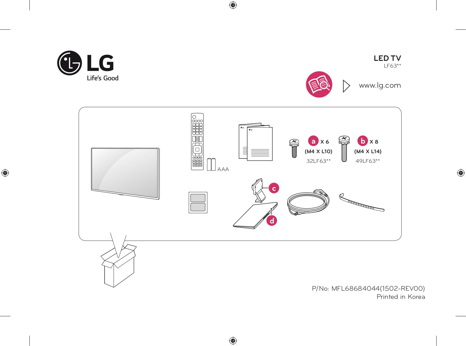 LG 32LF6310 Owner’s Manual