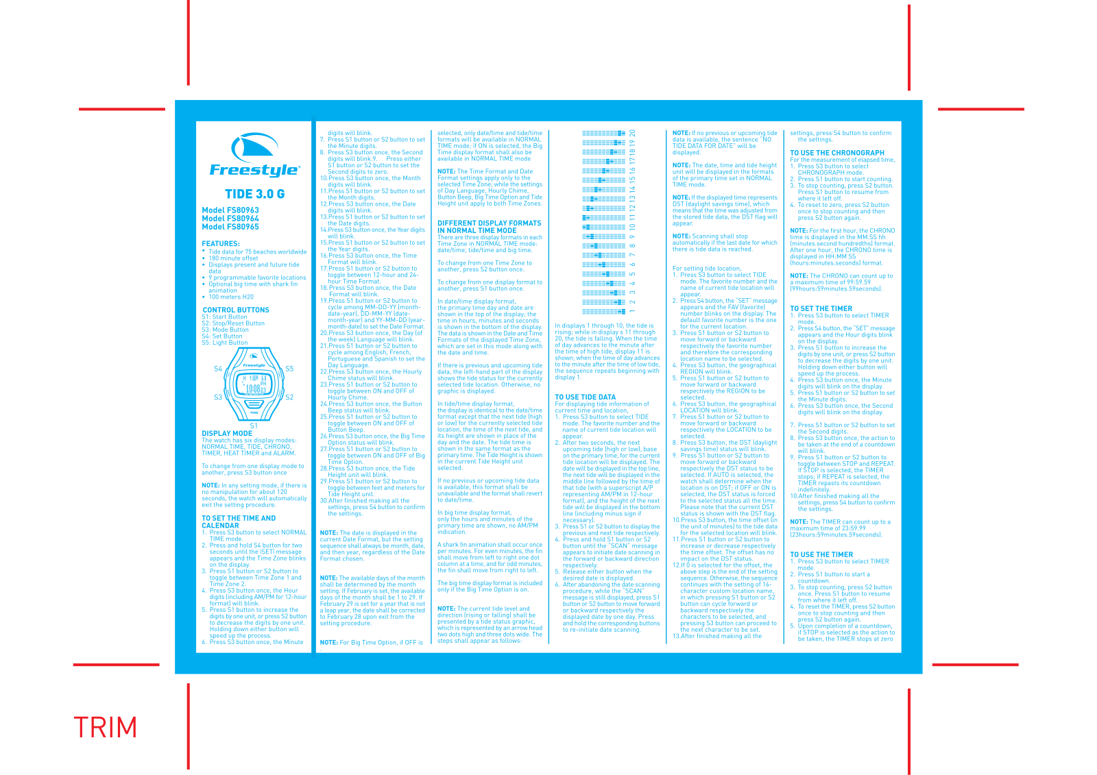 Freestyle FS80963, FS80964, FS80965 User Manual