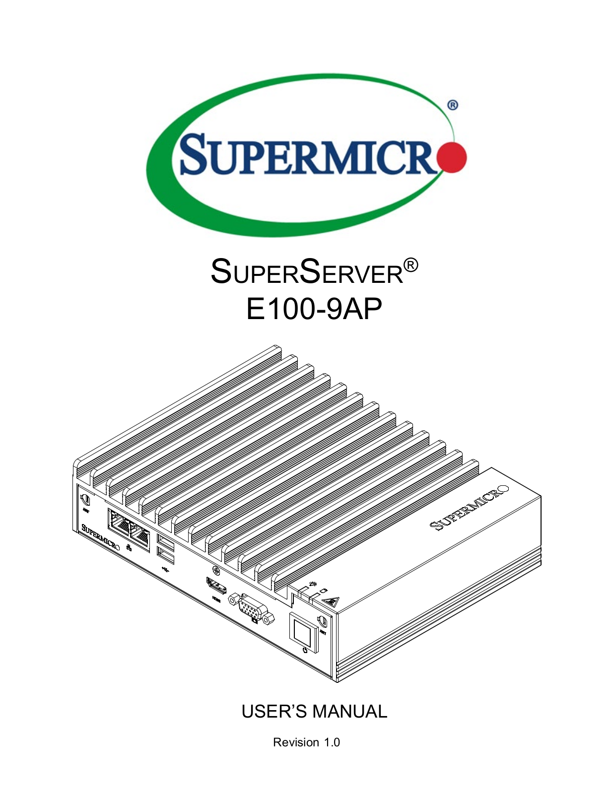 Supermicro E100-9AP User Manual