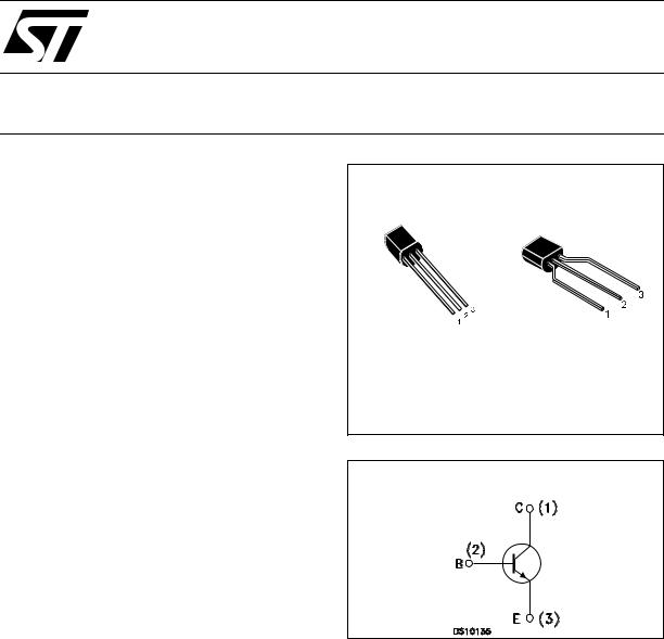 ST BC547B, BC547C User Manual