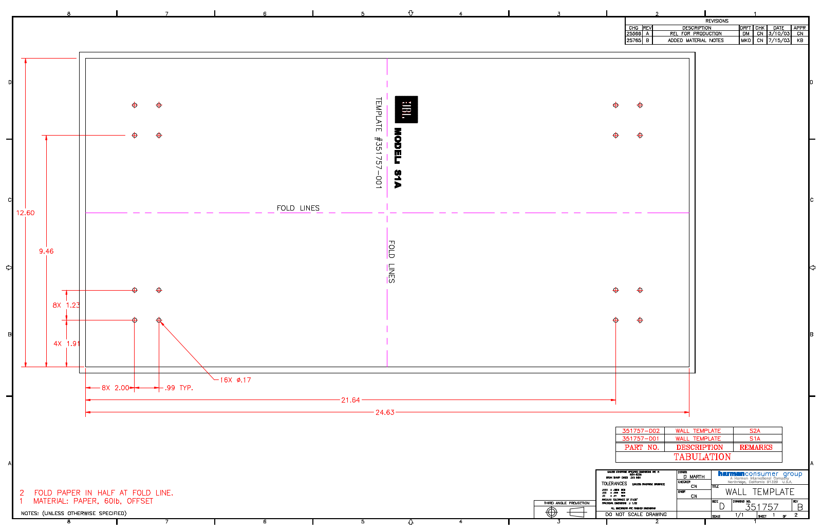 Jbl S1A User Manual