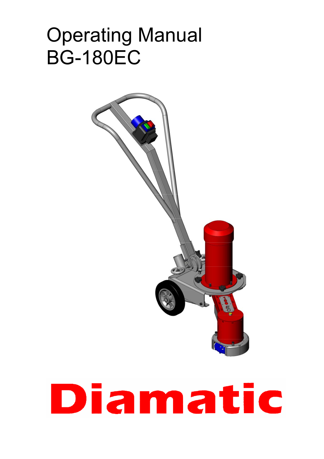 Diamatic BG-180EC Operating Manual - ManualMachine.com