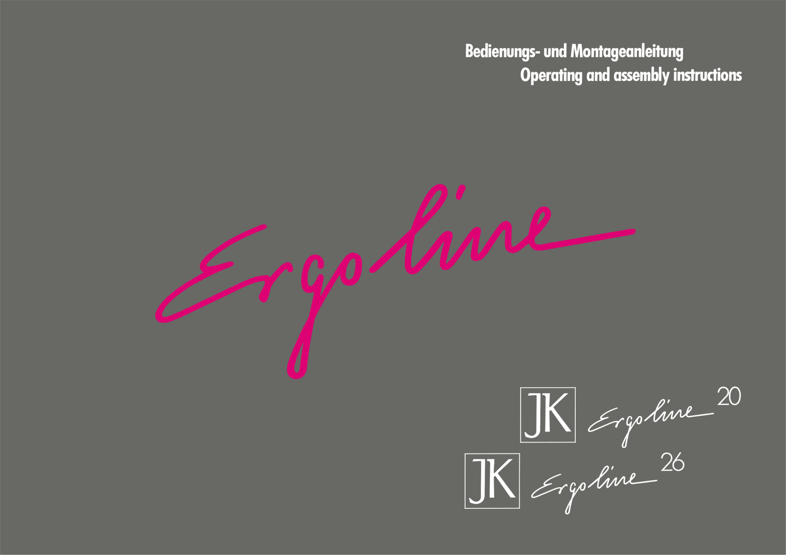 JK Ergoline 20 User Manual