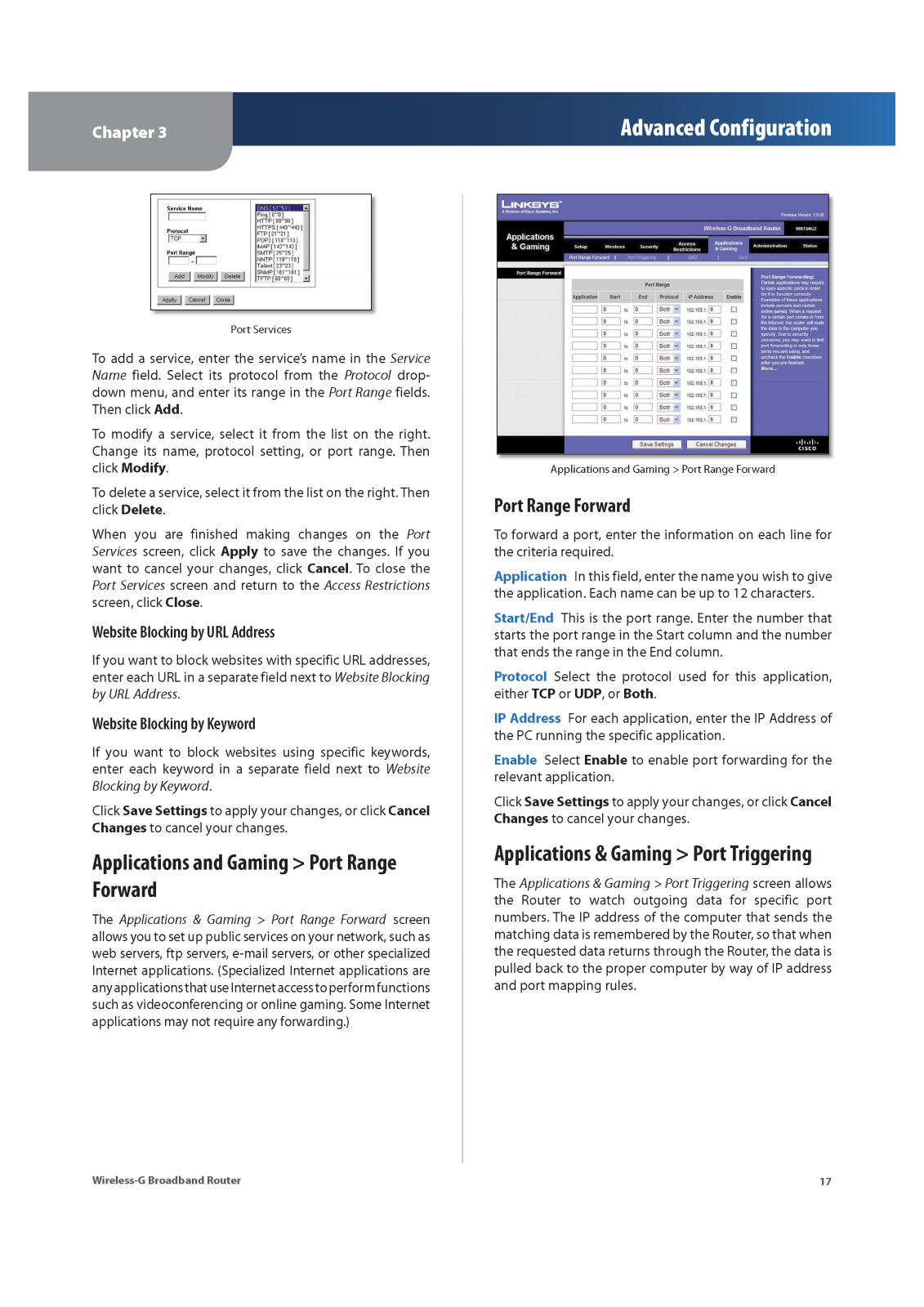 LINKSYS WRT54G2V13 Users Manual