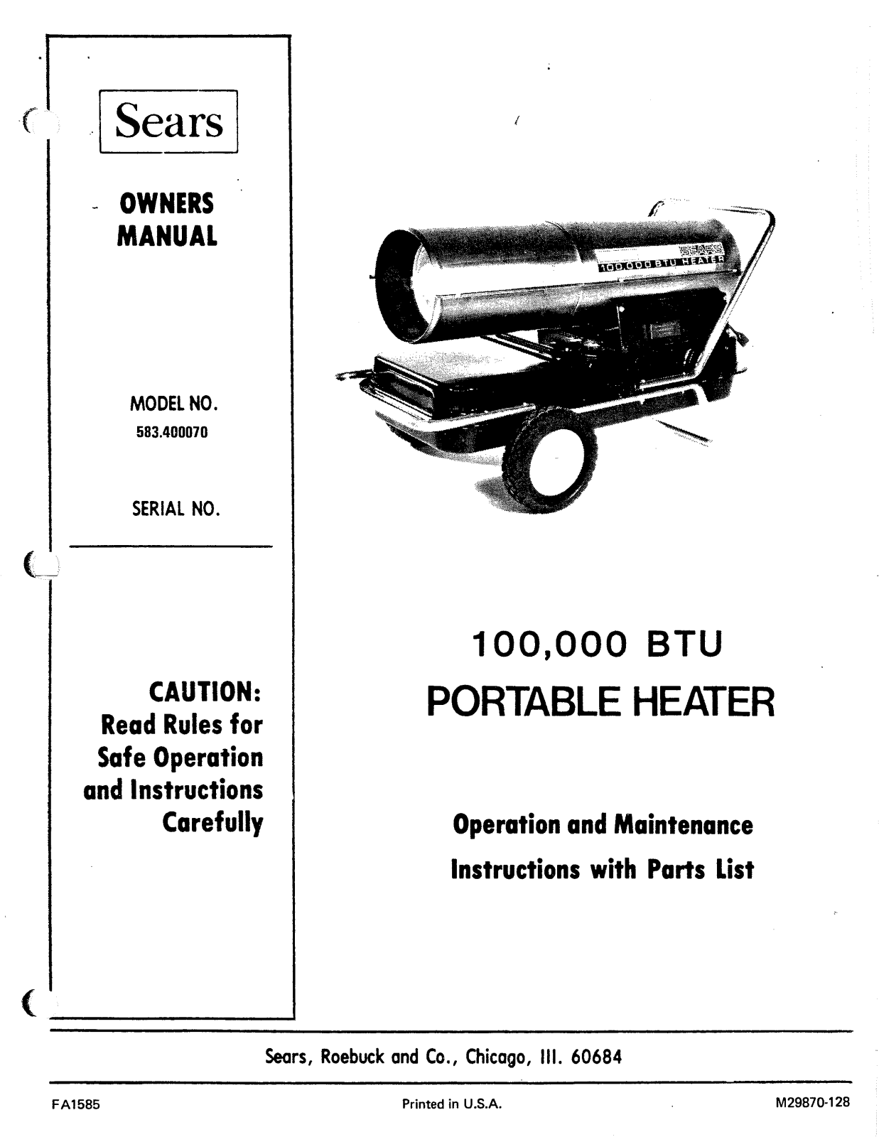 Desa Tech 400070 Owner's Manual