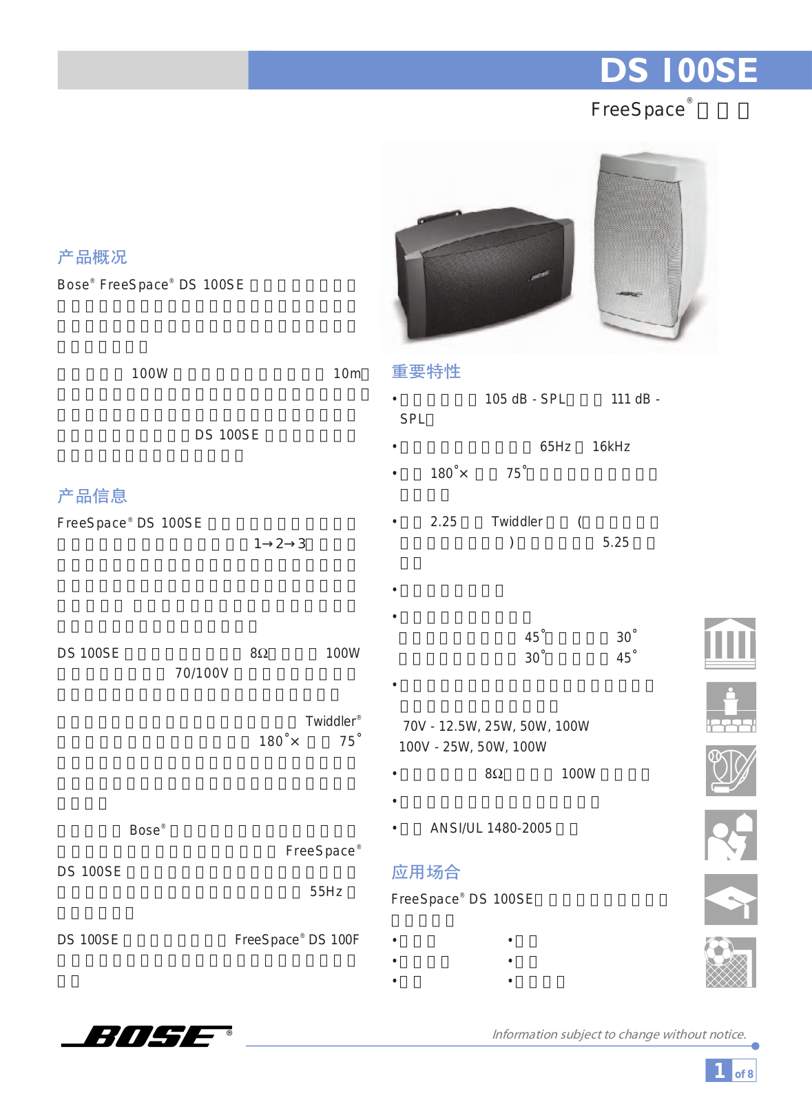 Bose DS 100SE User Manual