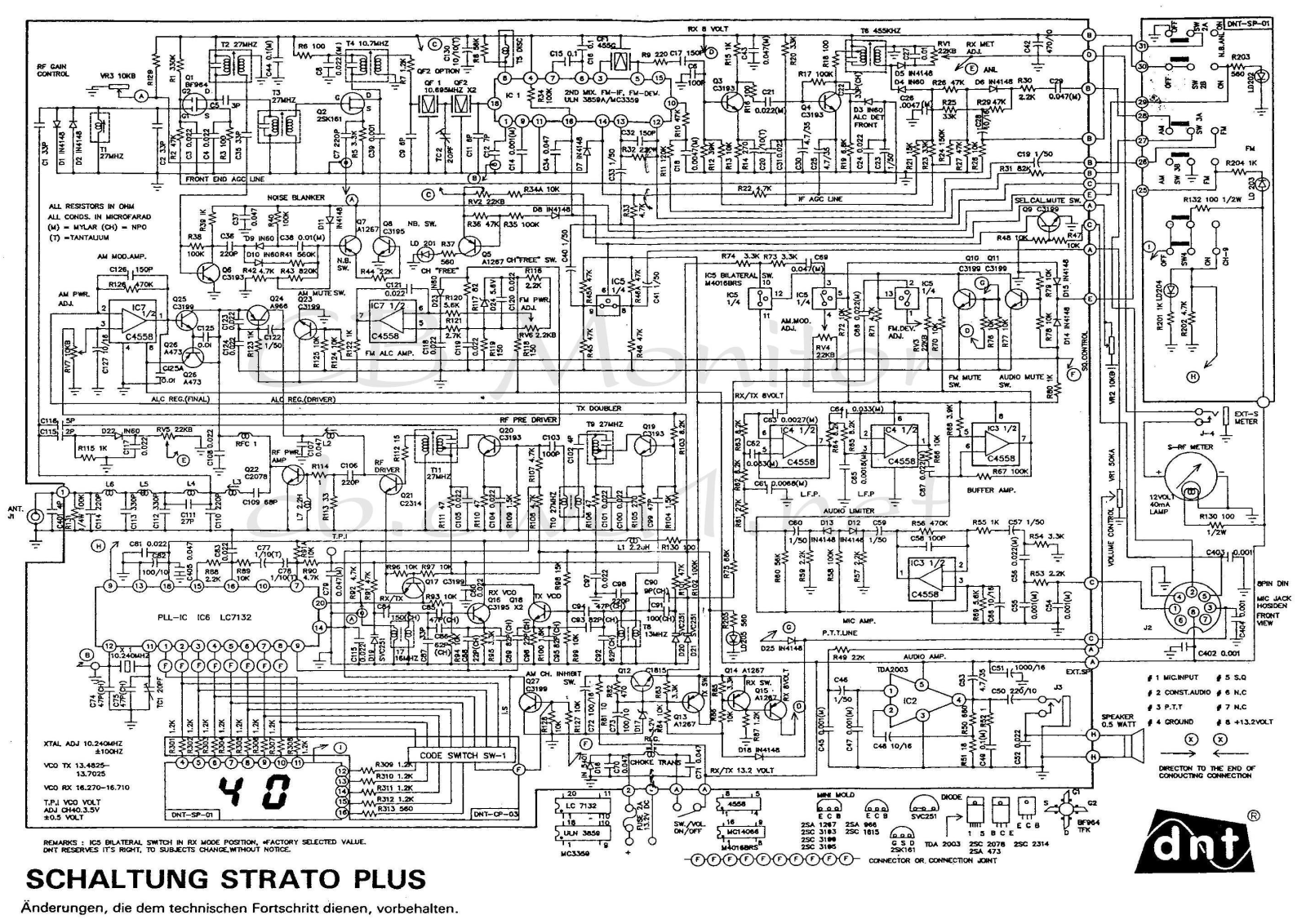 DNT Strato Plus Schematic