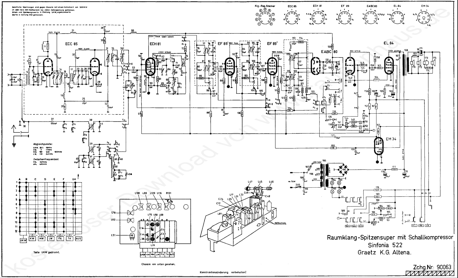 Graetz Sinfonia 522 Schematic - ManualMachine.com