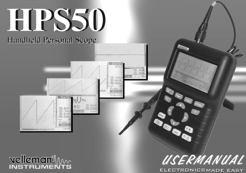 Velleman HPS50 User Manual