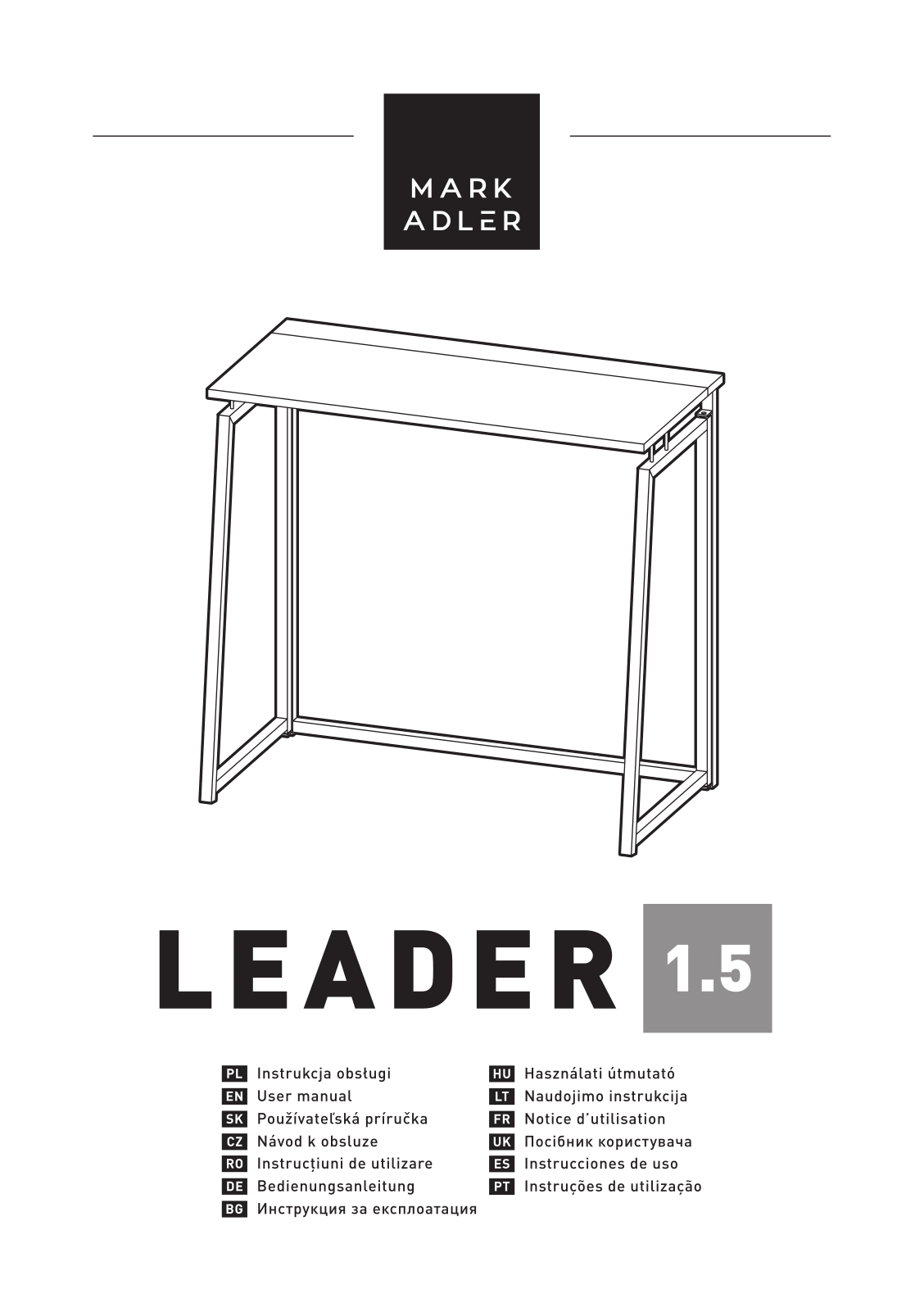 MARKADLER Leader 1.5 User guide - ManualMachine.com