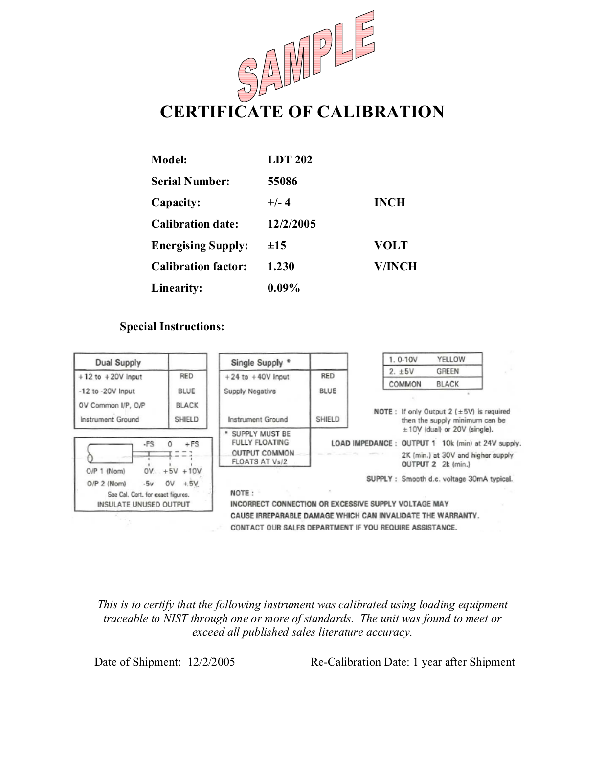 Cooper Instruments LAT100-0 User Manual