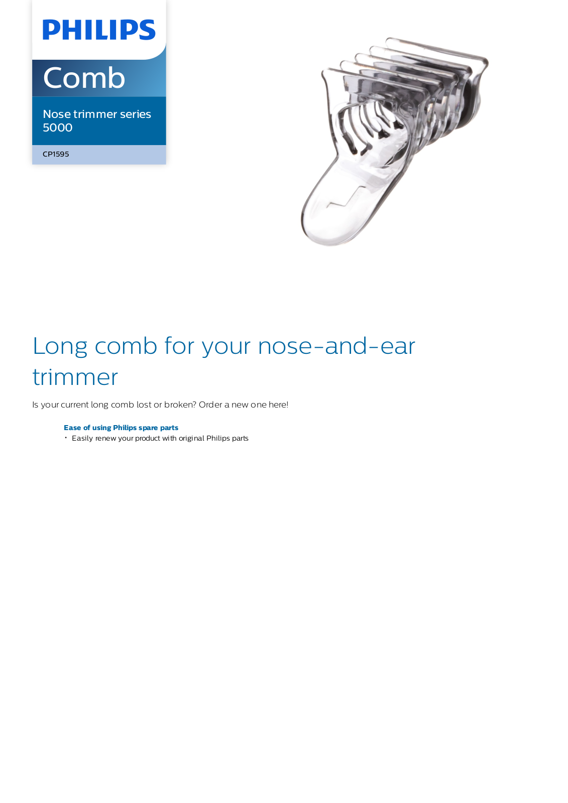 Philips CP1595/01 leaflet - ManualMachine.com