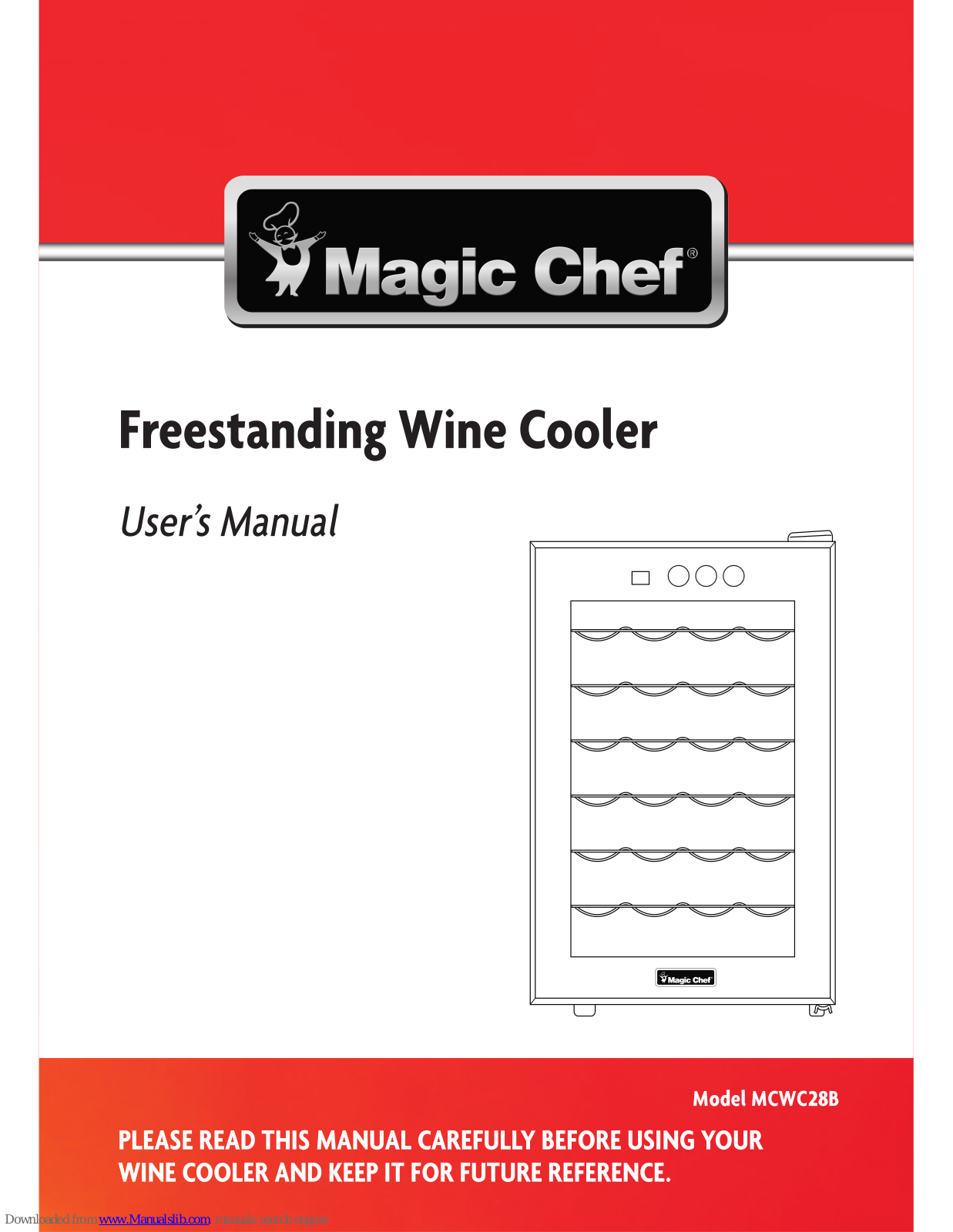 Magic Chef MCWC28B User Manual