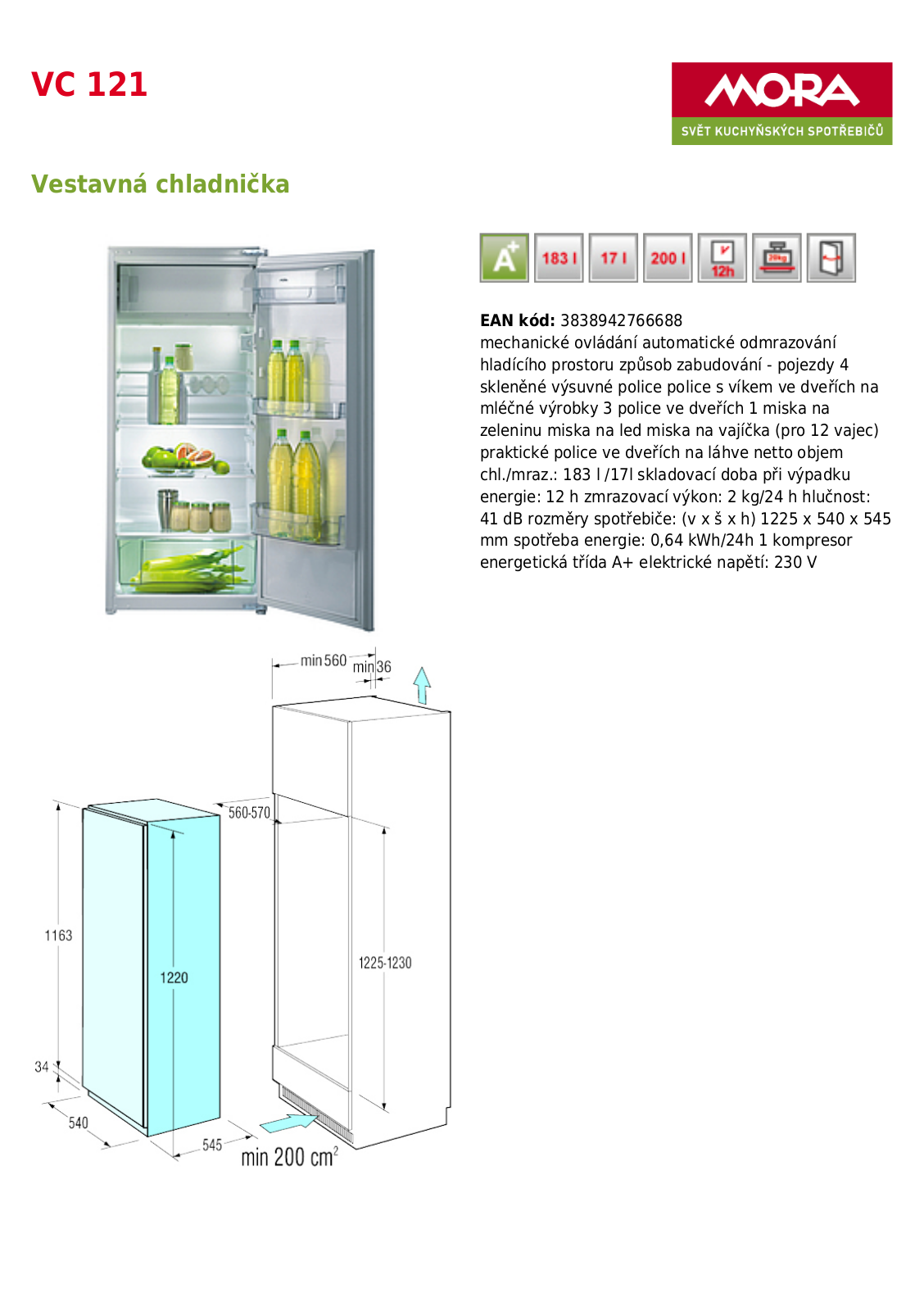 Mora VC 121 User Manual