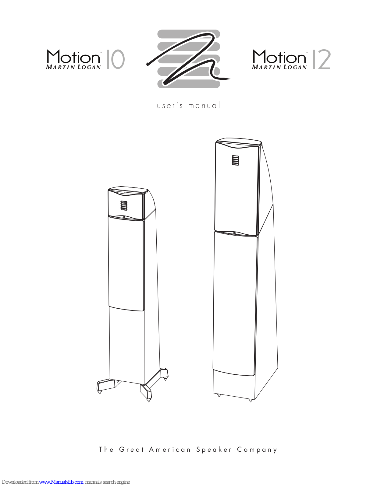 MartinLogan 10, 12, Motion 10, Motion 12 User Manual