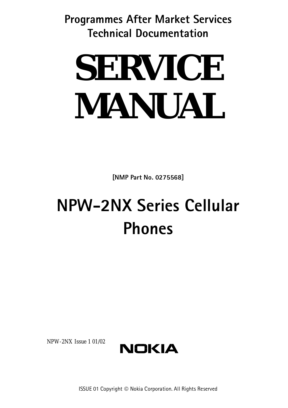 Nokia 6360 Service manual