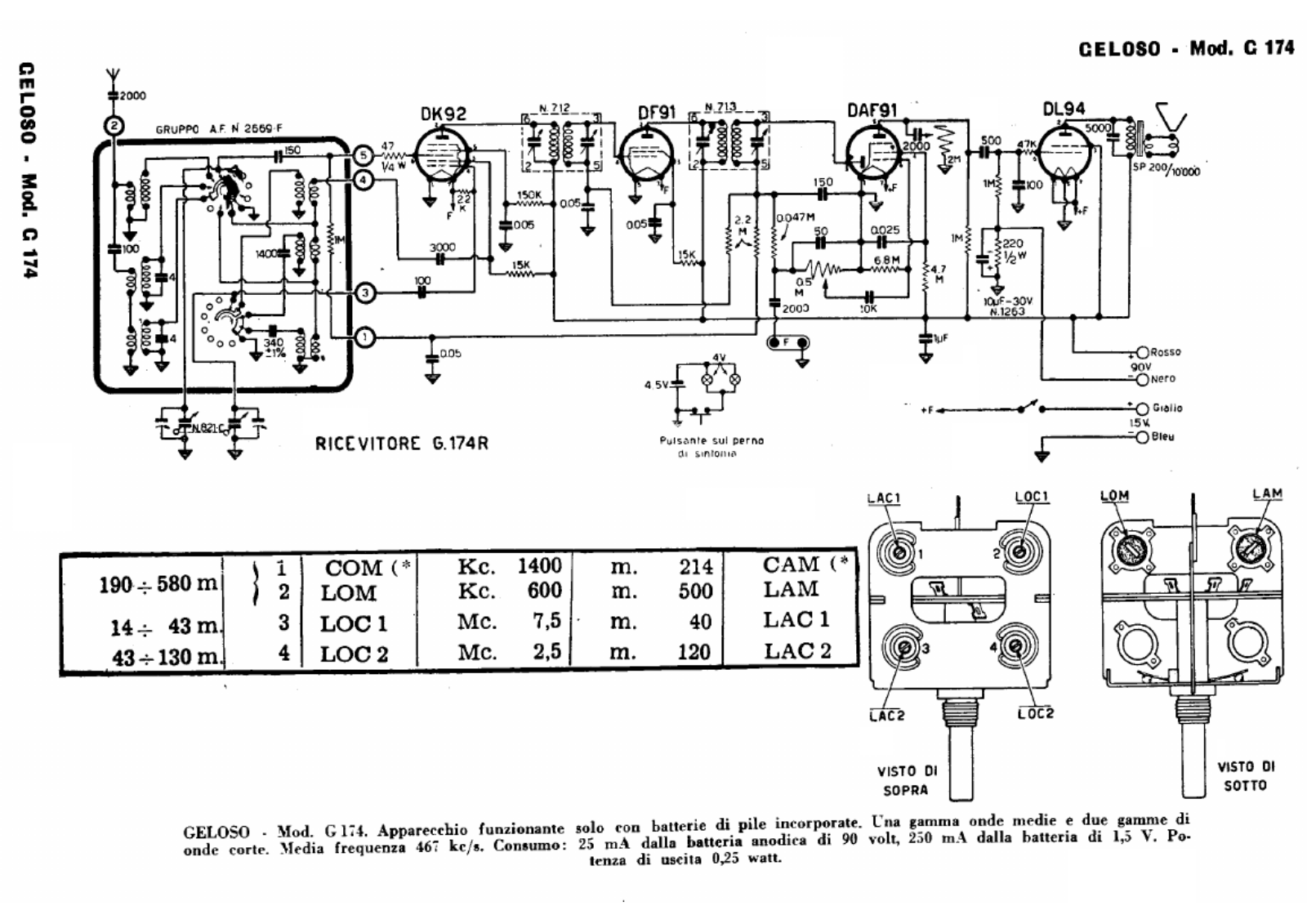 Geloso g174r schematic