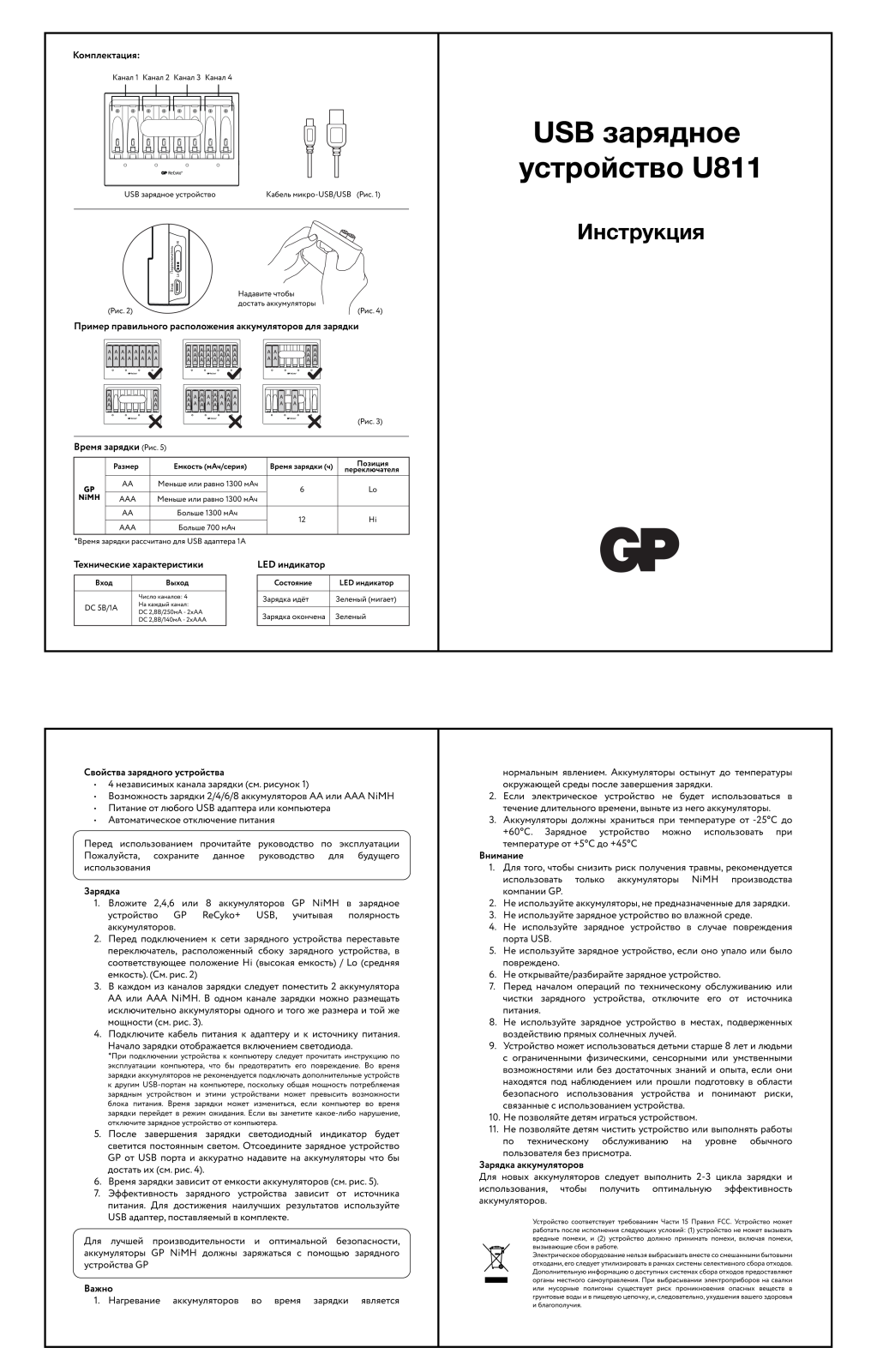 GP U811 User Manual