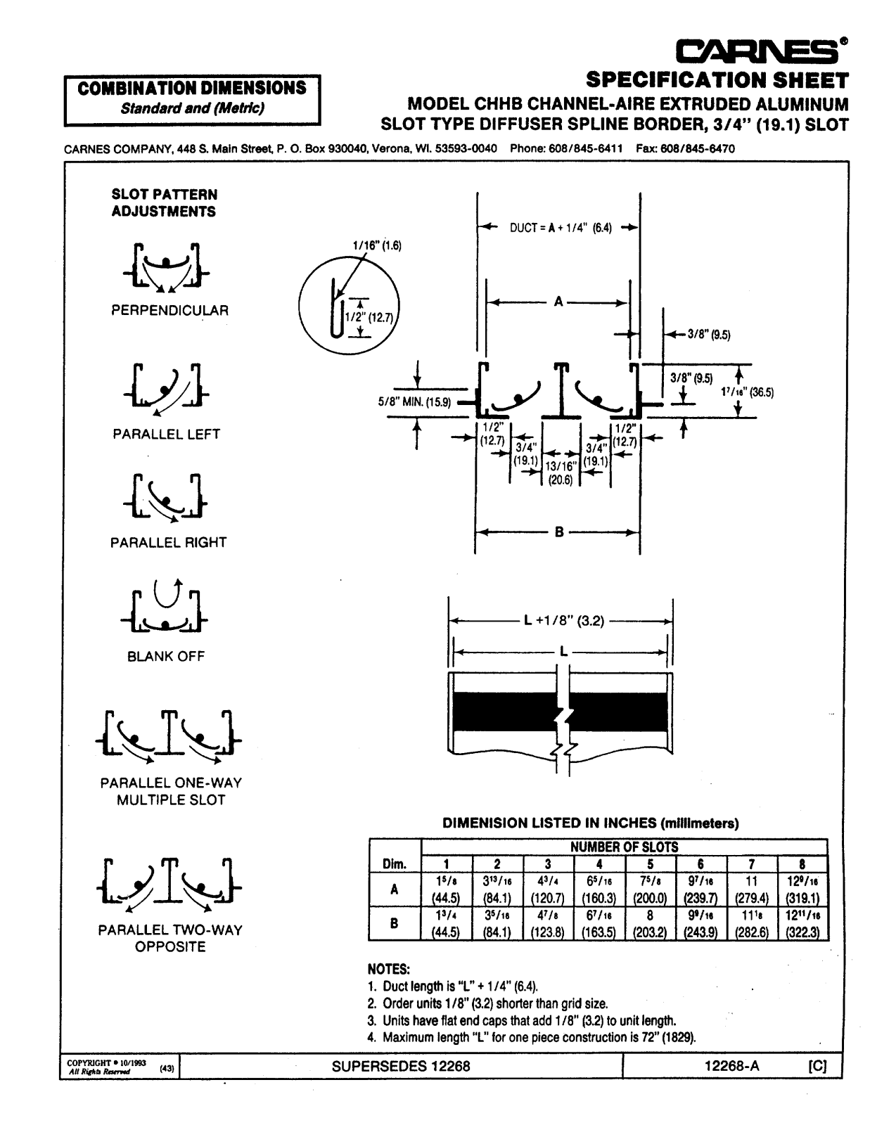 Carnes CHHB User Manual - ManualMachine.com