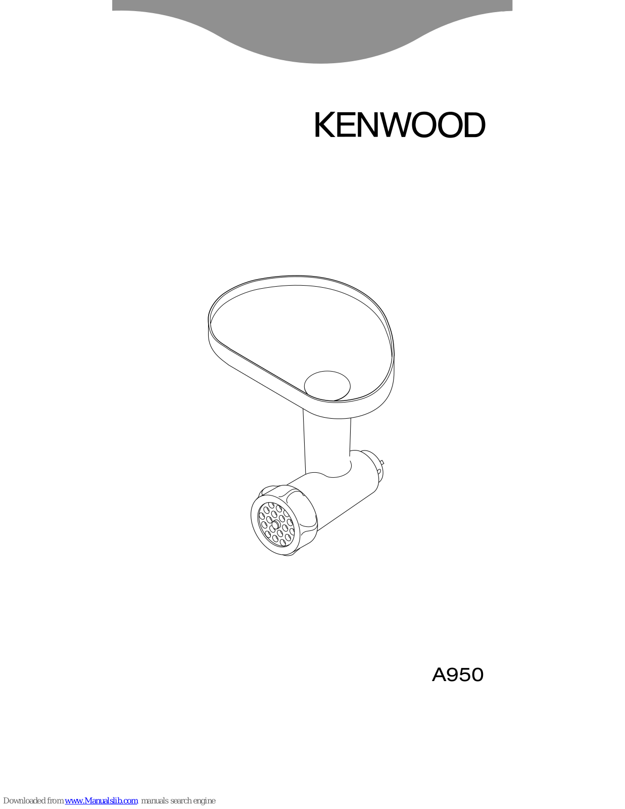 Kenwood A950 User Manual