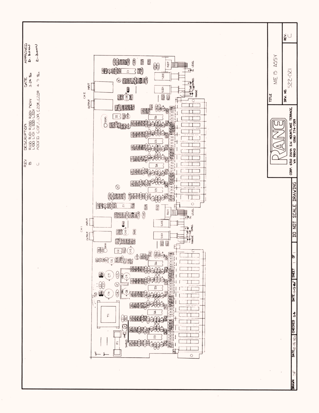 Rane ME 15 User Manual