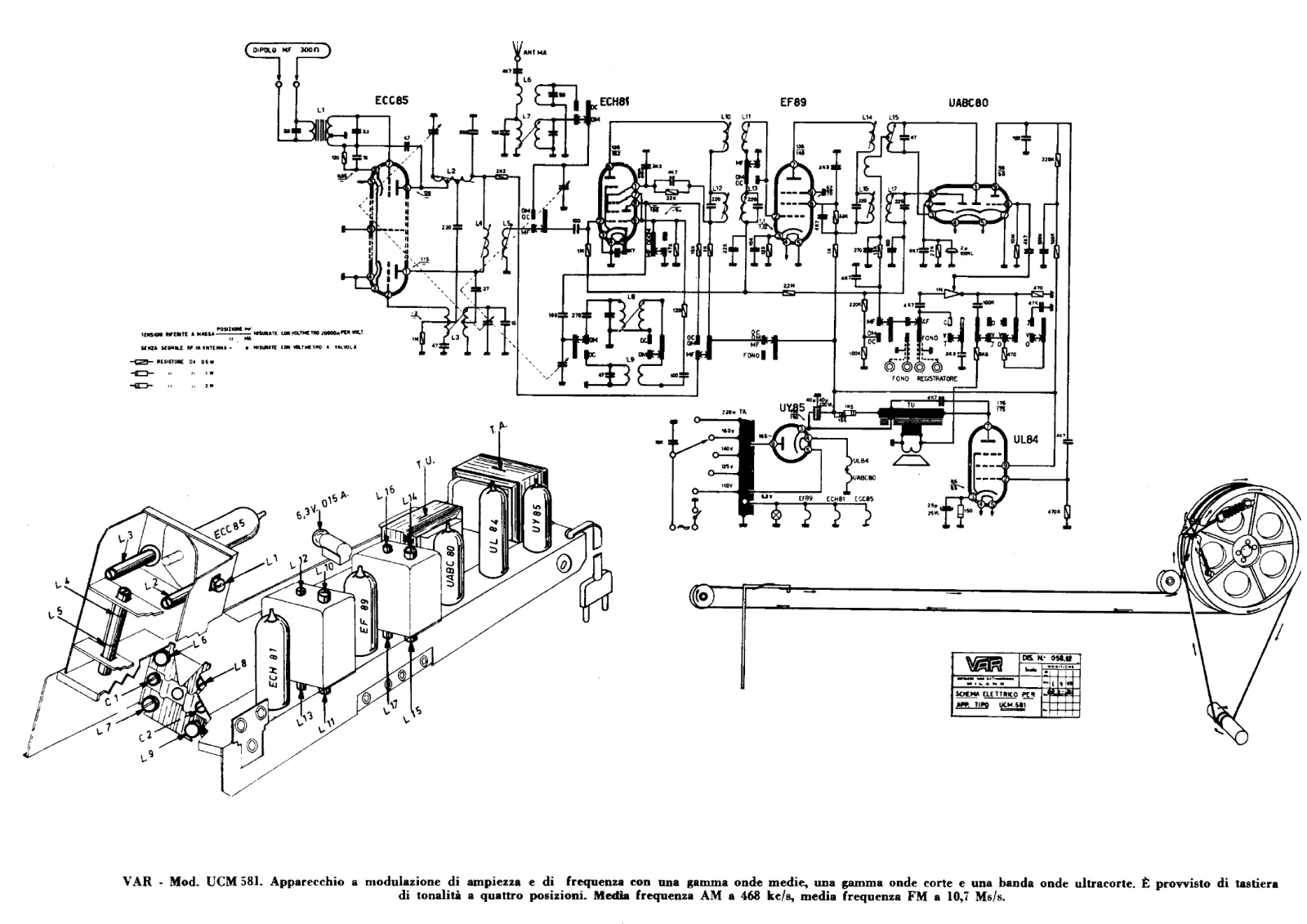 Mivar ucm581 schematic