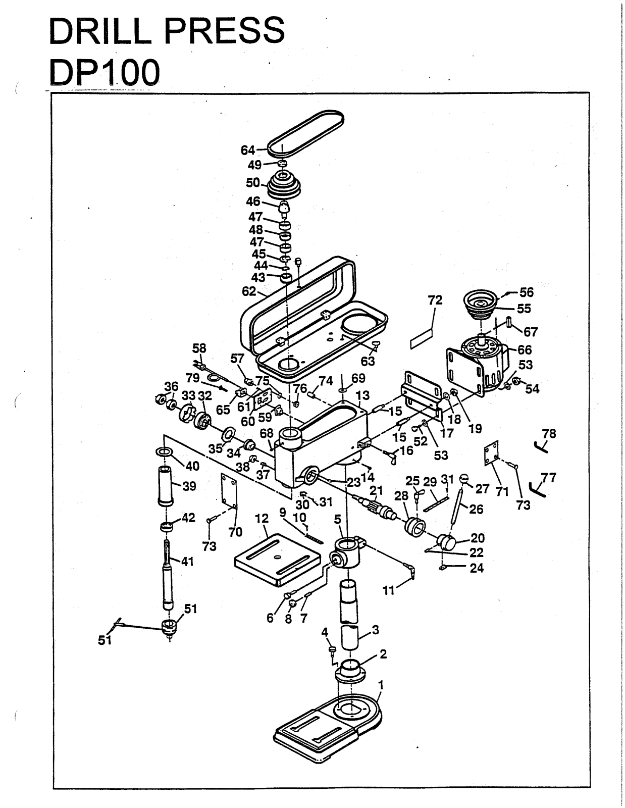 Ryobi DP100 User Manual