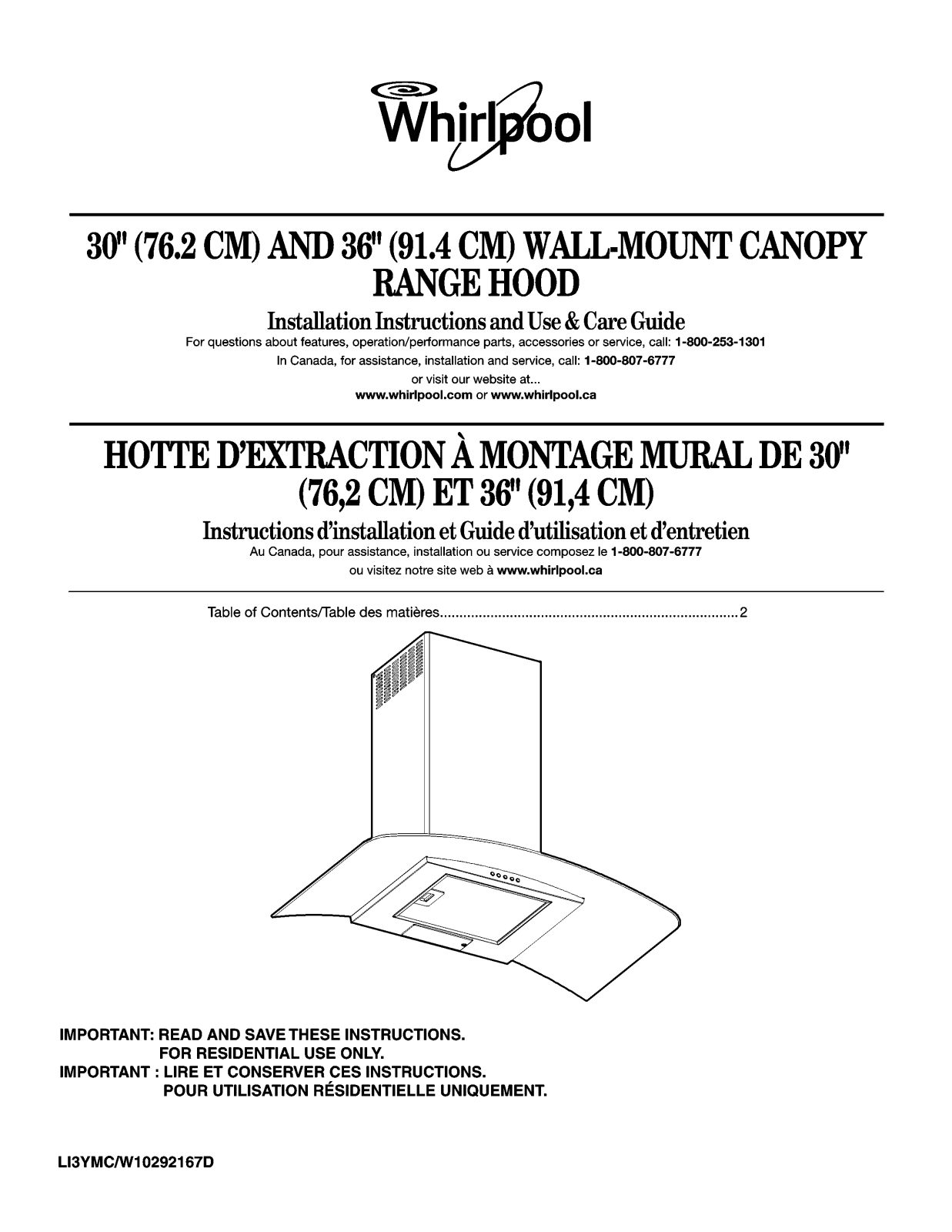 Whirlpool GXW6530DXS0, GXW6530DXS1, GXW6530DXS2, GXW6530DXS3, GXW6530DXS4 Owner’s Manual