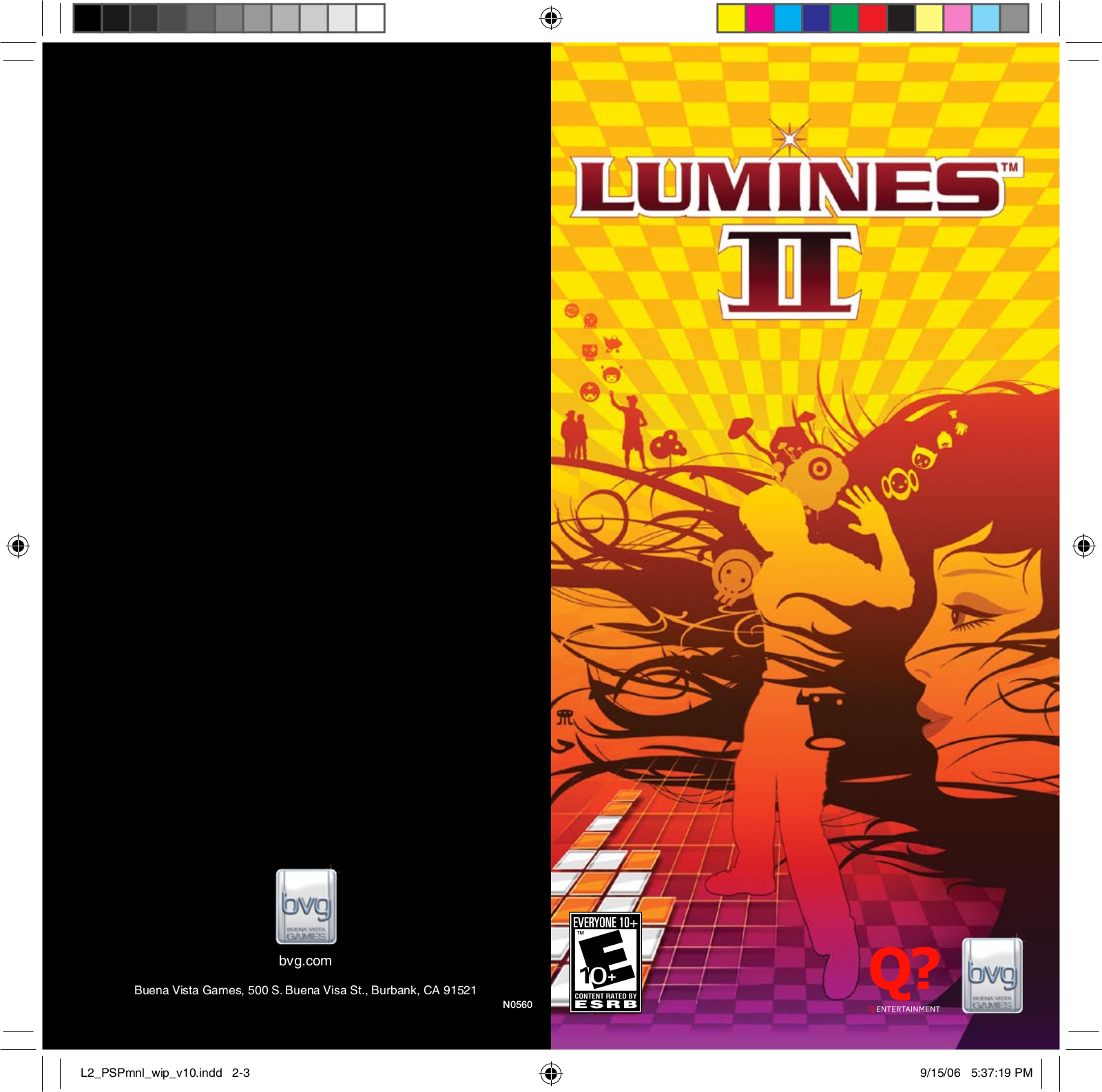 Disney Lumines II for PSP User Manual