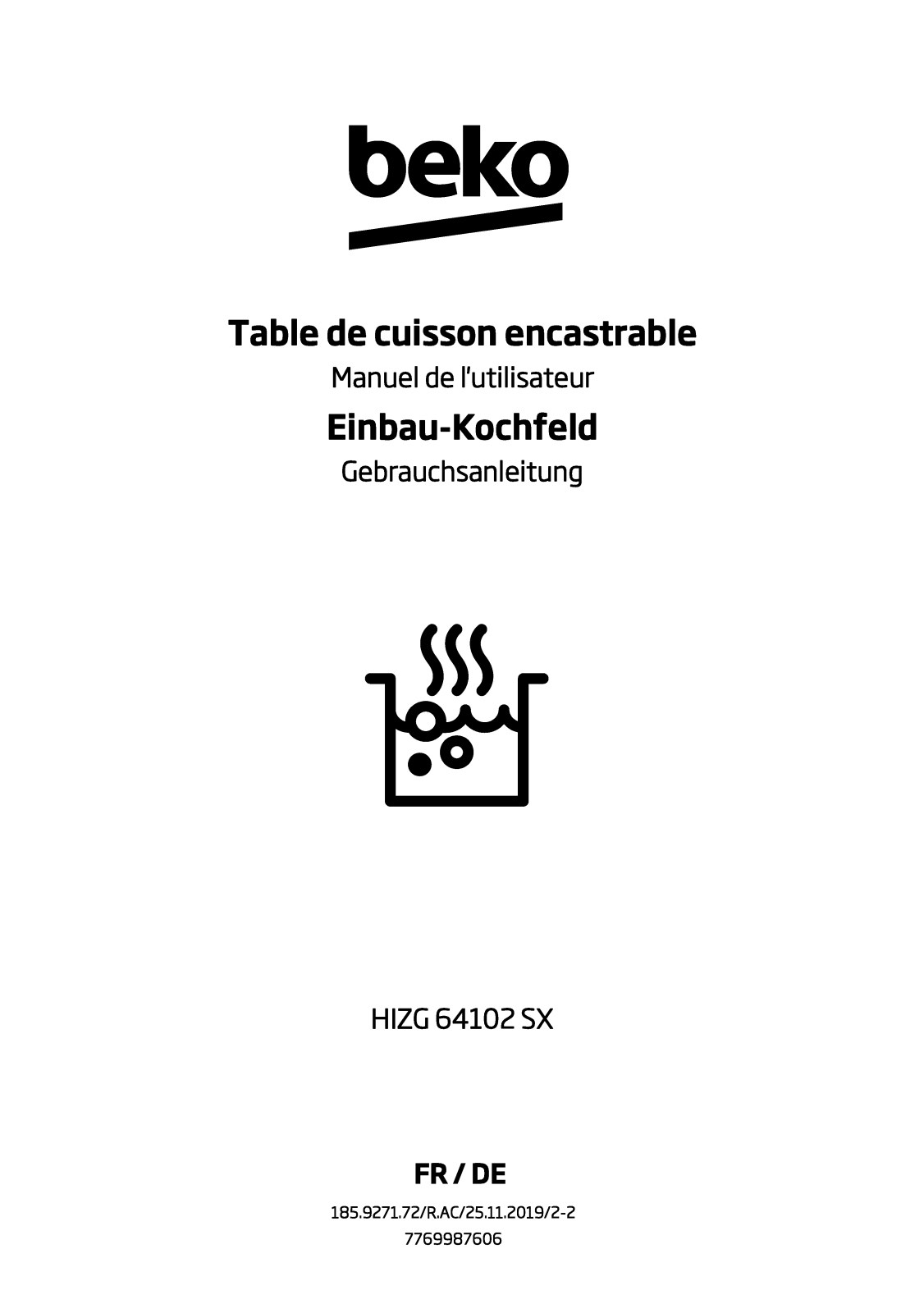 Beko HIZG 64102 SXL User manual