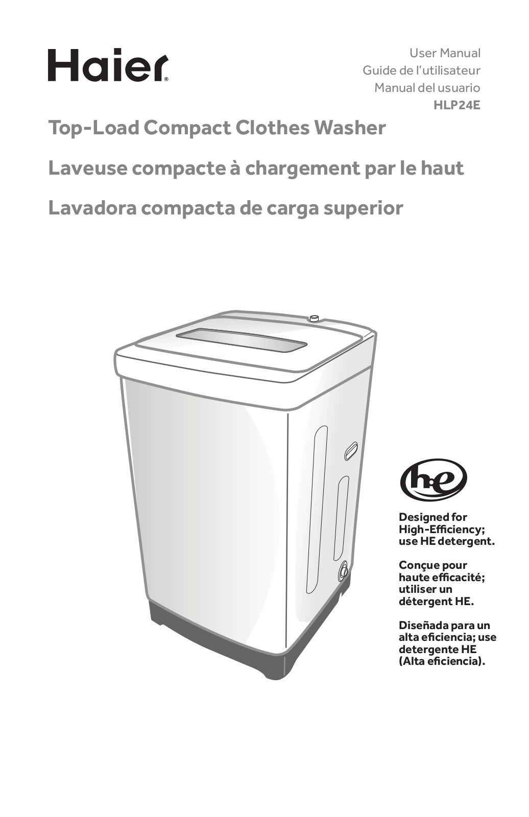 Haier HLP24E Use & Care