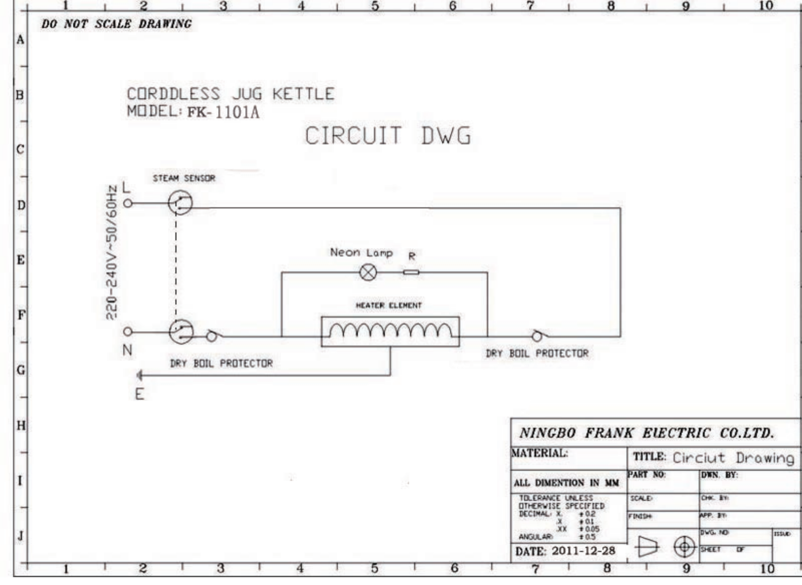 Maxwell MW-1039 Circuit diagrams