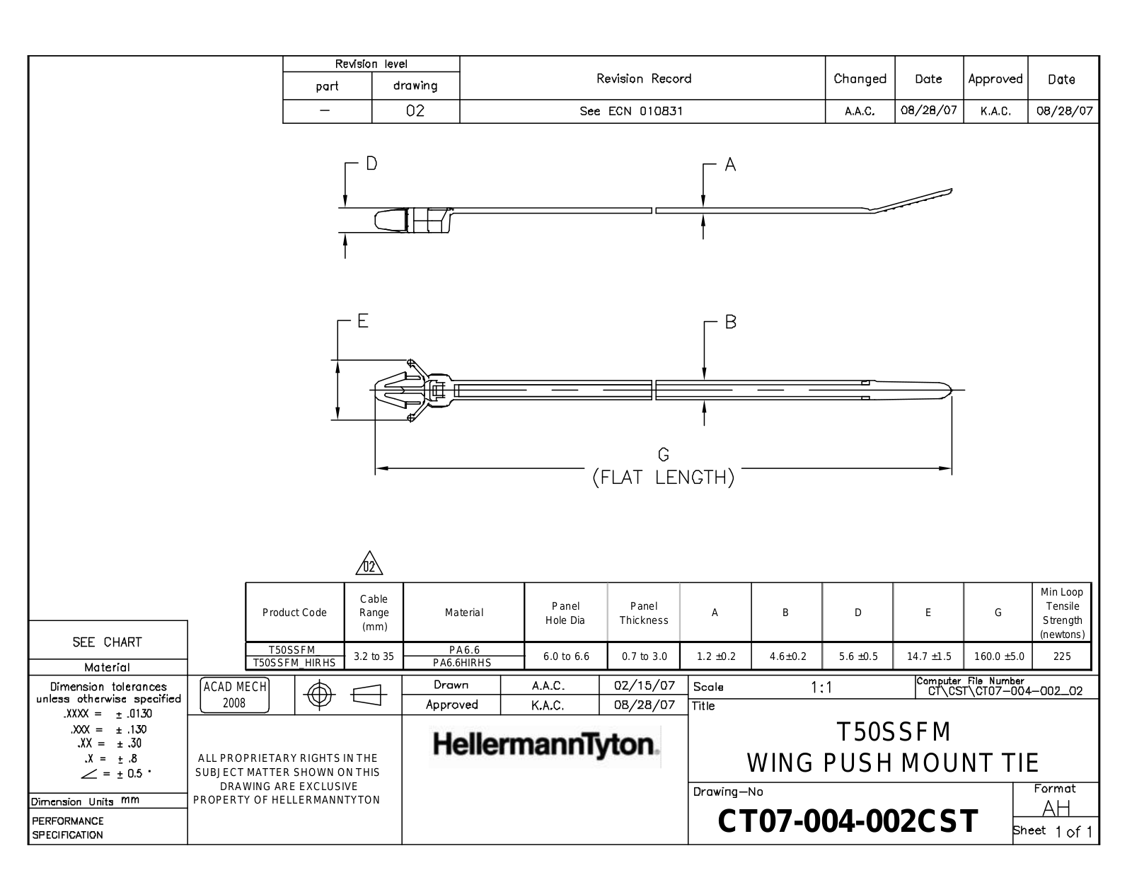 HellermannTyton T50SSFM Reference Drawing - ManualMachine.com