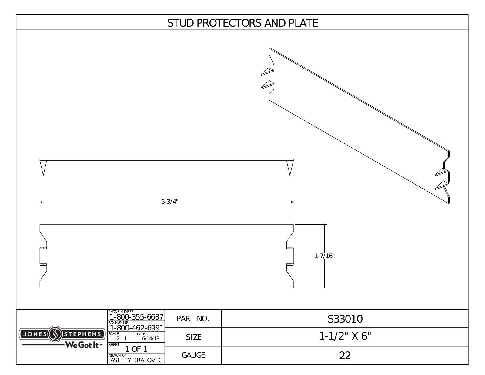 Jones Stephens S33010 Shematics