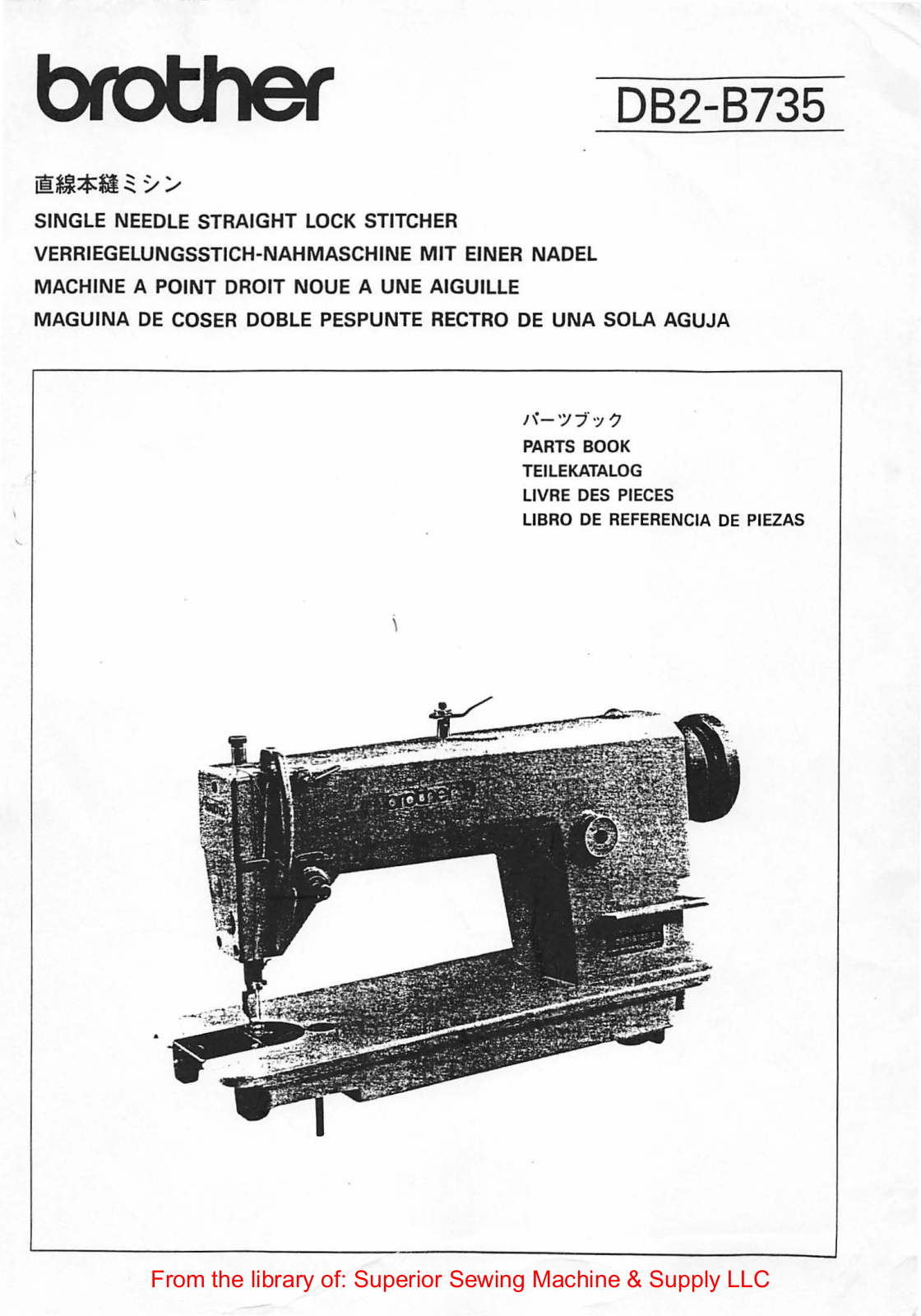 Brother DB2-B735 User Manual - ManualMachine.com