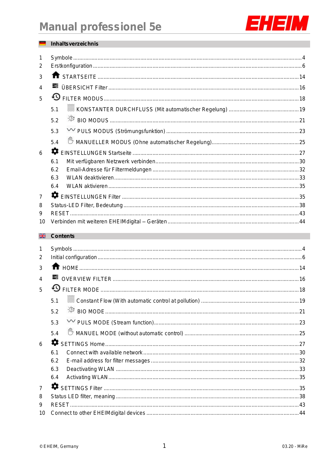 EHEIM professionel 5e+ 350 Service Manual