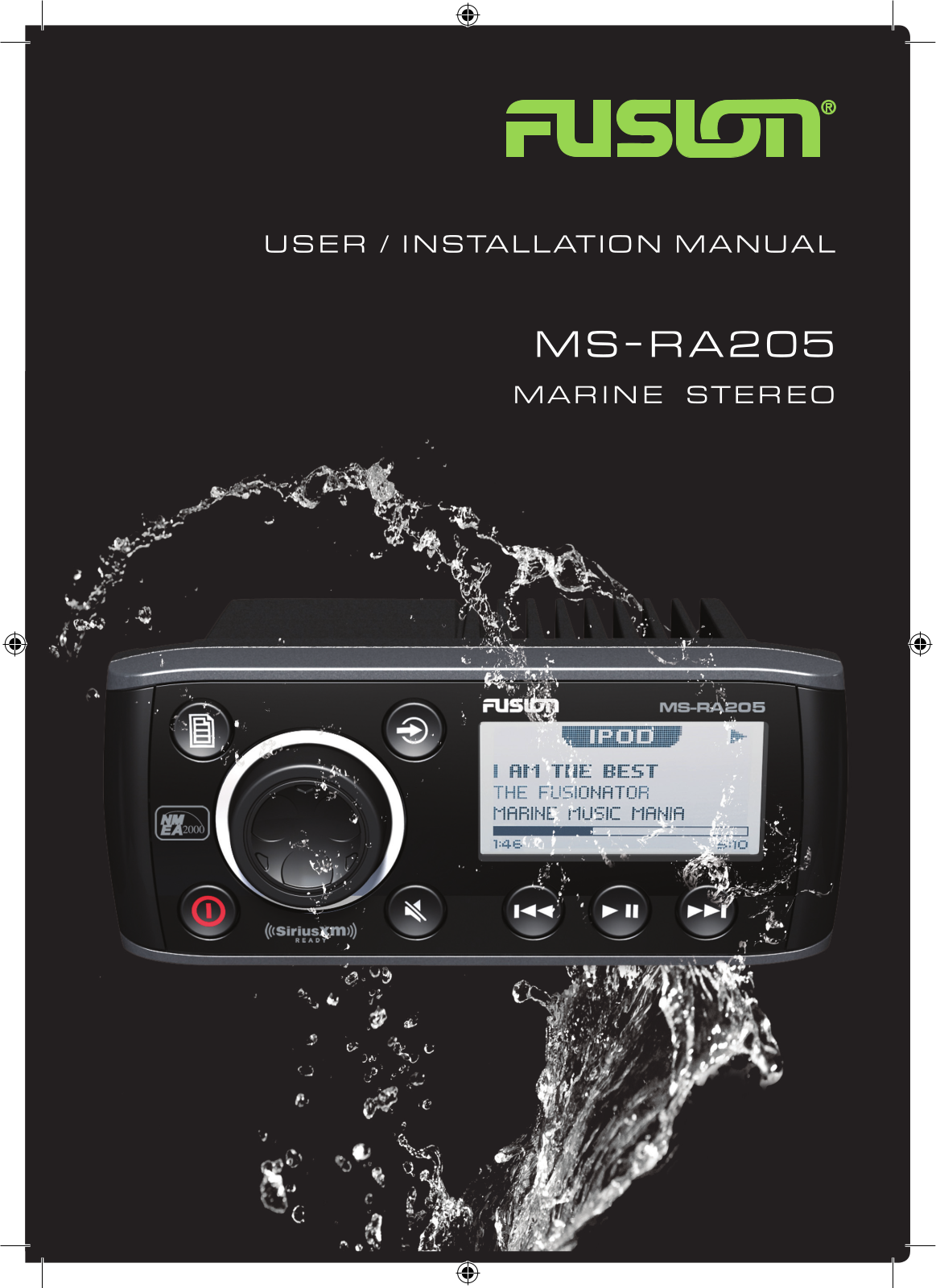 Fusion MS-RA205 User Manual