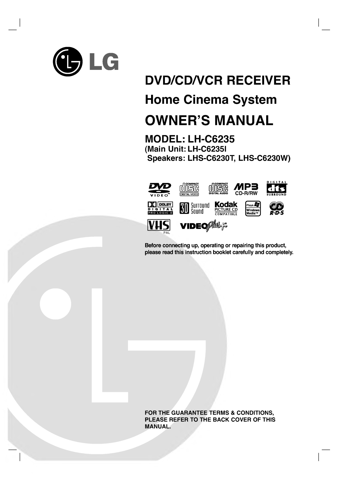 LG LH-C6235I User Manual