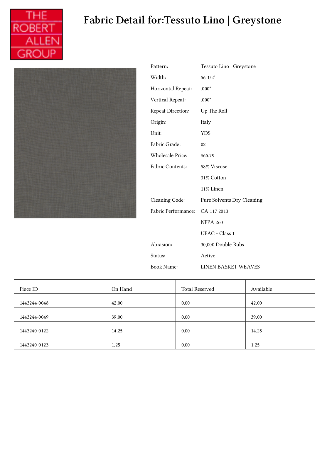 Robert Allen RALF1088 Specifications - ManualMachine.com